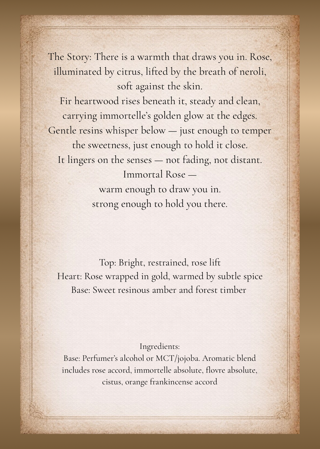 Immortal Rose - Perfume