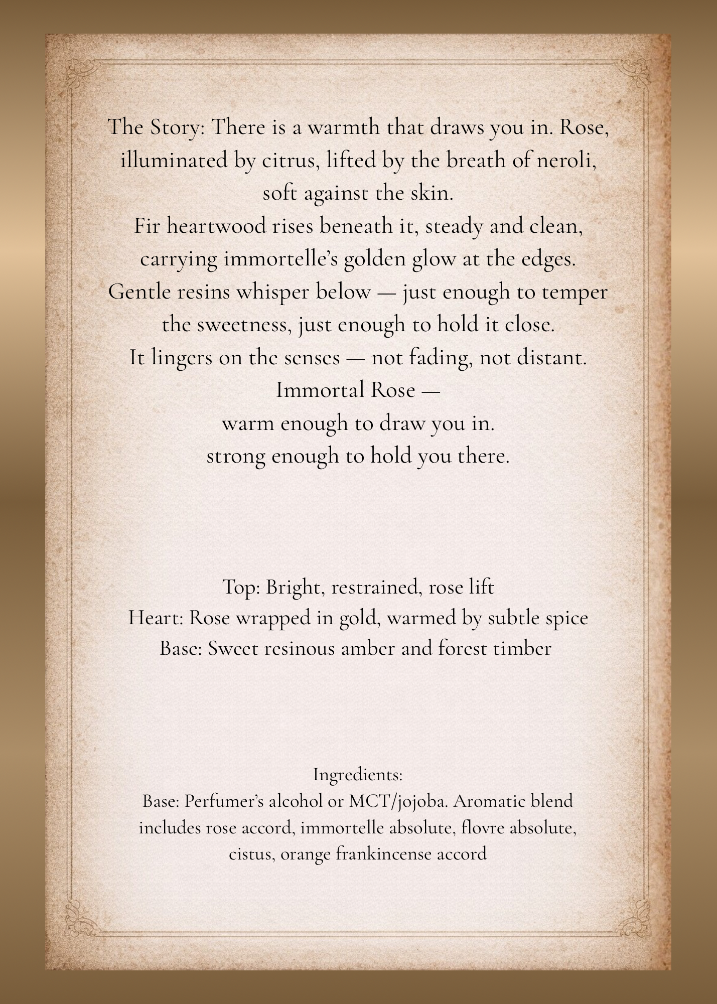 Immortal Rose - Perfume