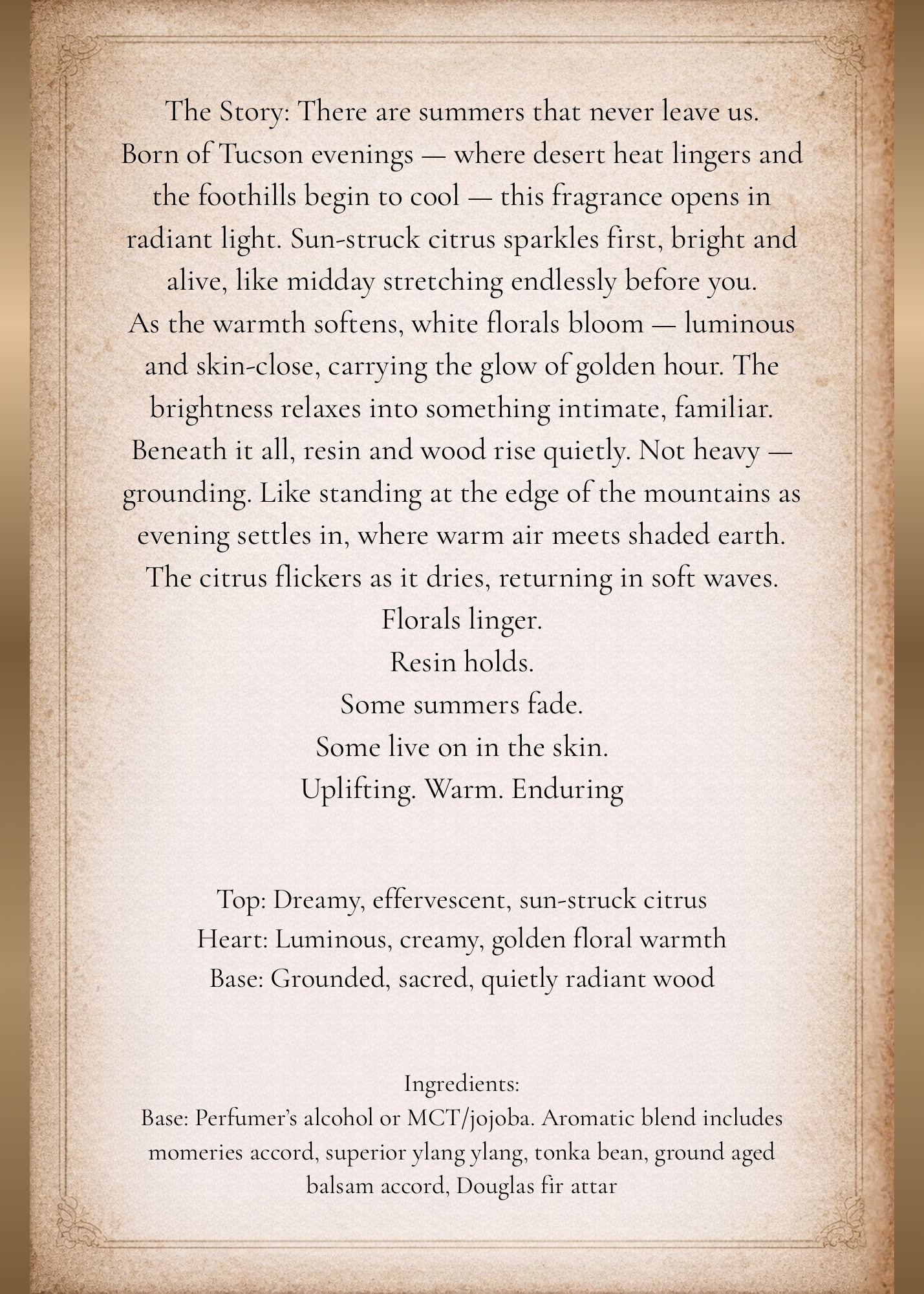 Forever Summer - Perfume