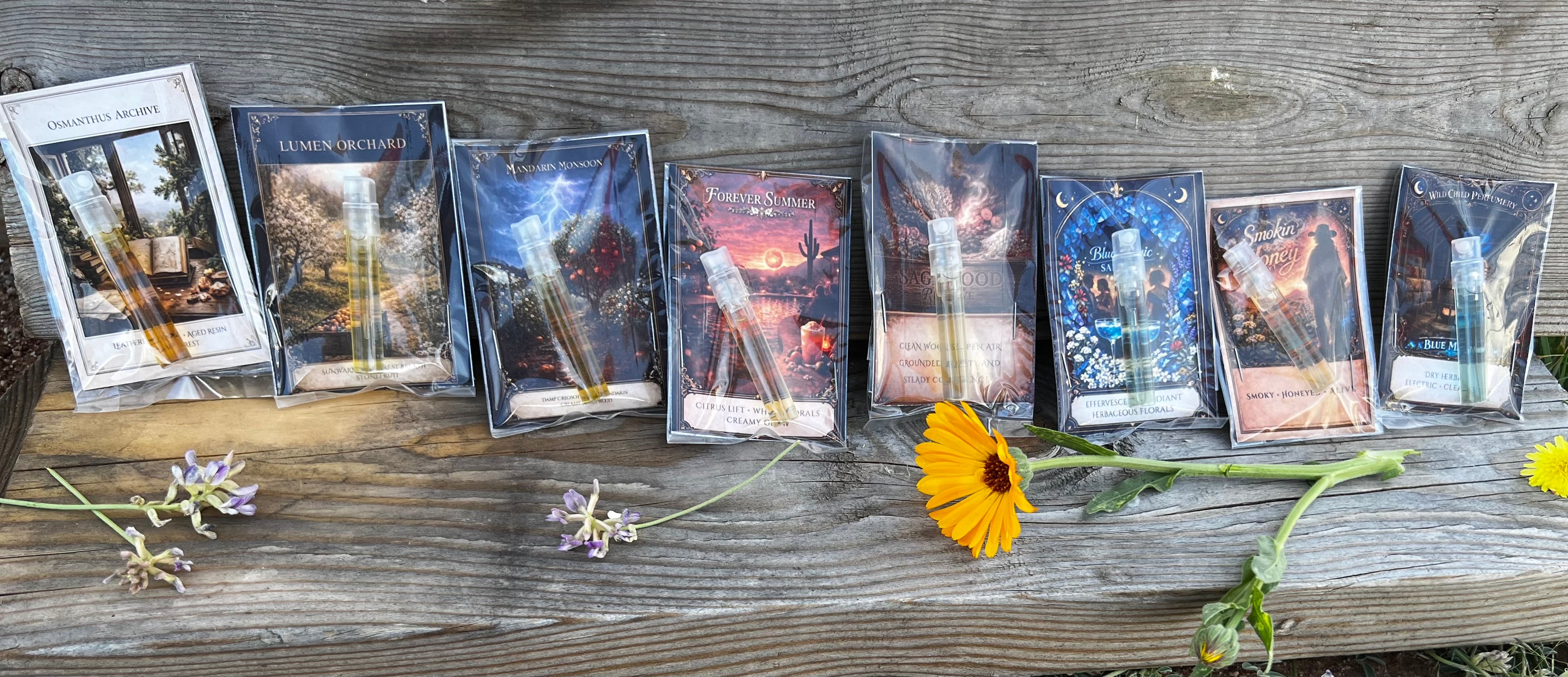 Wild Child Discovery Perfume Sample Set | 6 Botanical Fragrance Samples