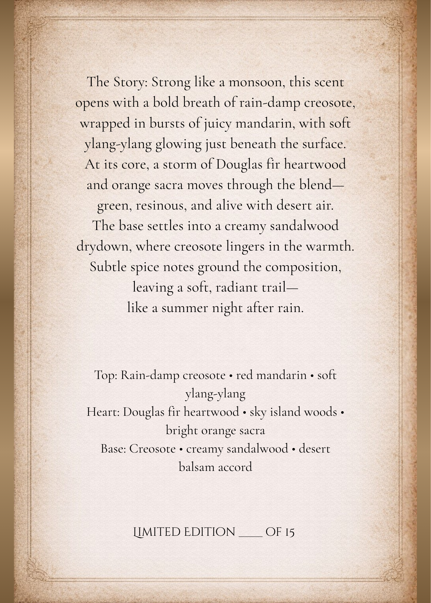 Mandarin Monsoon - Perfume