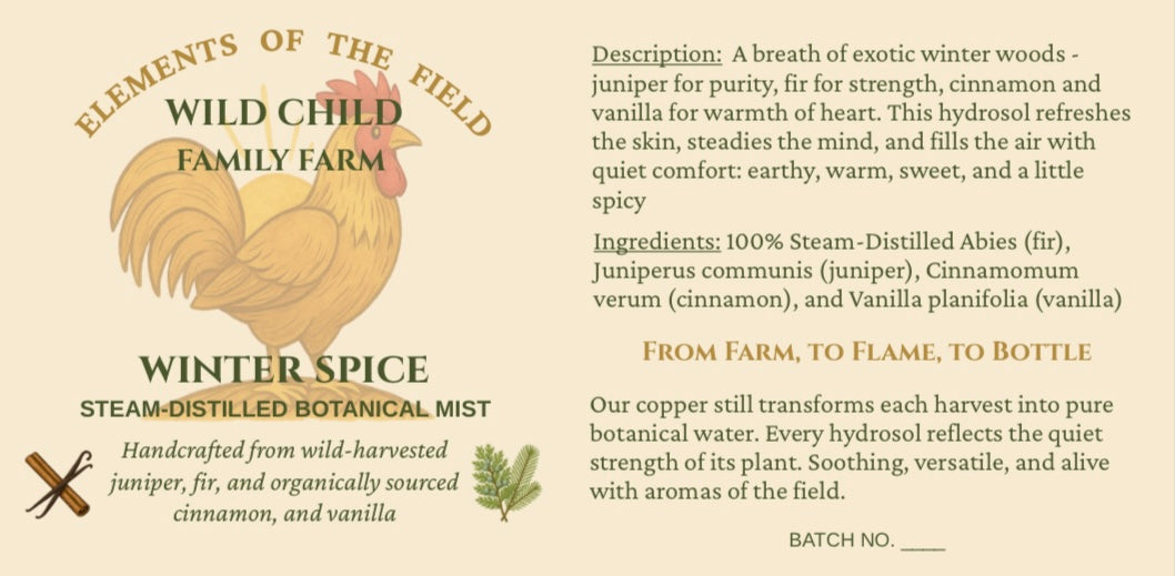 Winter Spice Hydrosol